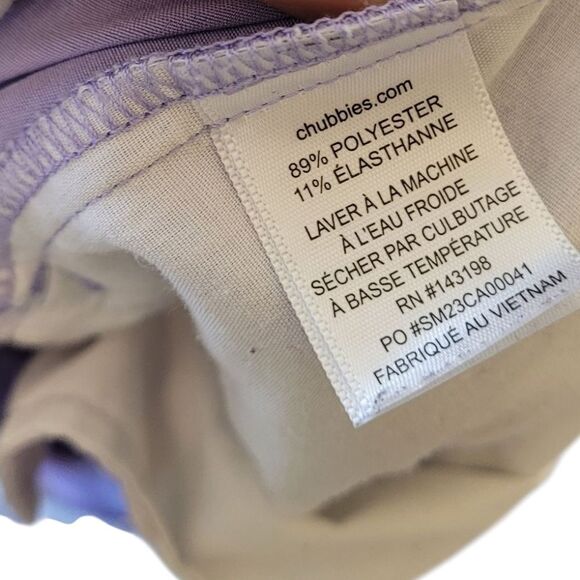 Chubbies Men's Lilac 6" Inseam Board Shorts Size S - Picture 6 of 7